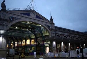 The City of London said that the traders would be allowed to keep operating at Smithfield until at least 2028.Credit...Hannah McKay/Reuters