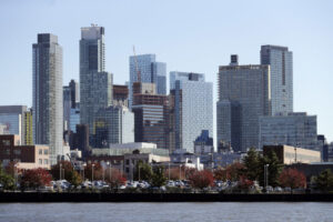 The Long Island City waterfront and skyline (Photo by Mark Lennihan/AP)