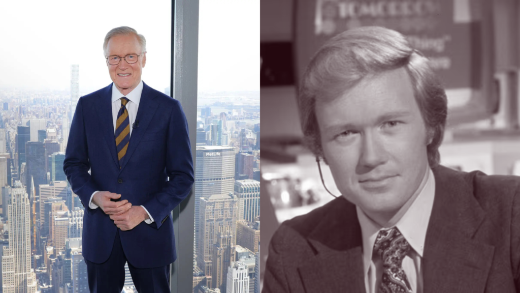 Chuck Scarborough at The Empire State Building in March this year.Credit...Michael Loccisano/Getty Images