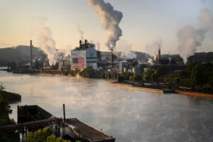 A U.S. Steel facility in Clairton, Pa.Justin Merriman / Bloomberg via Getty Images