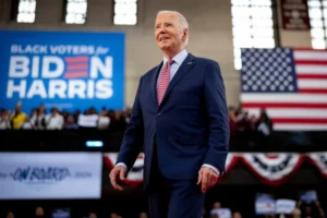 Joe Biden at a campaign rally in Philadelphia, on May 29, 2024. Andrew Harnik / Getty Images file