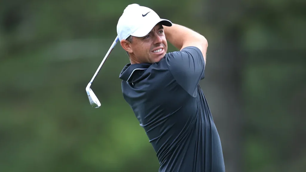 After a brutal first round, Rory McIlroy played himself back in contention for his first green jacket following a 6-under par round. David Cannon/Getty Images