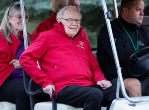 Buffett, 94, began trimming the massive investment in mid-July. KEVIN DIETSCH—GETTY IMAGES