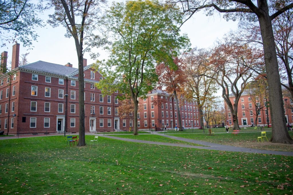 Harvard Yard is located at 2 Kirkland St, Cambridge, MA 02138. Many international students have expressed concern about changes to international student visas under the incoming Trump administration. (Pavan V. Thakkar)
