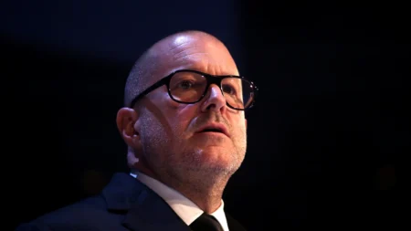 Jony Ive presents the Fashion Icon award on stage during The Fashion Awards 2019 held at Royal Albert Hall in London, England. (Lia Toby/bfc/Getty Images Entertainment/Getty Images)