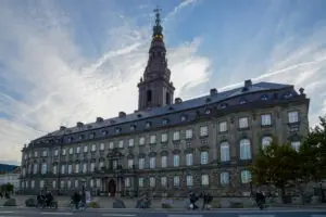 Christiansborg Palace, the seat of the Danish Parliament, in Copenhagen. (Wikimedia)