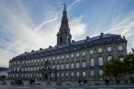 Christiansborg Palace, the seat of the Danish Parliament, in Copenhagen. (Wikimedia)
