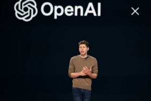 Sam Altman of OpenAI onstage at a Microsoft event in 2024. (source: Getty Images)