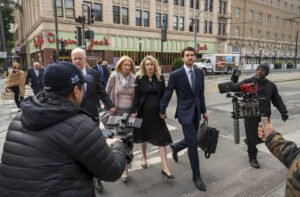 Elizabeth Holmes was sentenced to 11 years in federal prison last week in San Jose, Calif., after a jury convicted her earlier this year of defrauding investors through her former blood-testing company, (Theranos.Nic Coury/AP)