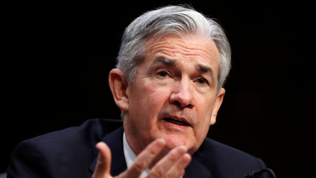Jerome H. Powell, President Trump’s nominee for chairman of the Federal Reserve, testifies during his Senate confirmation hearing in November. (Carolyn Kaster / Associated Press)
