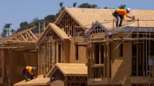 Court Overturns Trump Tariffs, Sparking Surge in Homebuilder Stocks Residential single family homes construction by KB Home are shown under construction in the community of Valley Center, California, June 3, 2021. (Mike Blake/Reuters)