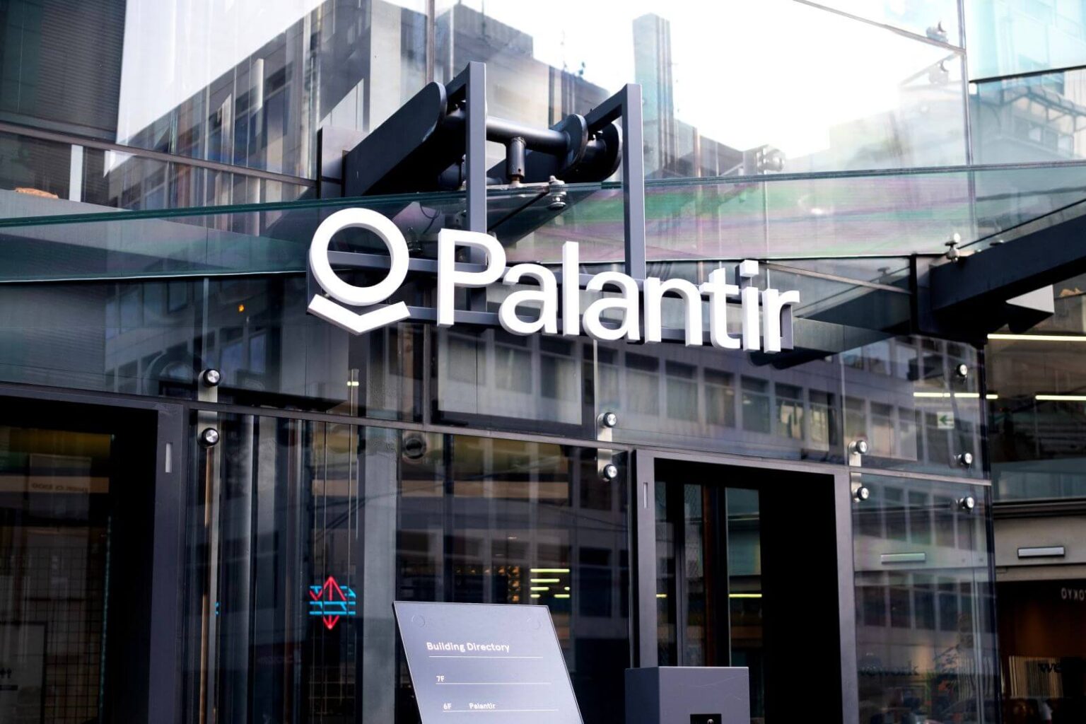 A Palantir office building in Tokyo. (Hiroshi Mori Stock/Shutterstock)
