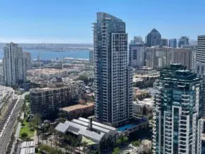 U.S. Investor Condo Purchases Drop to Lowest Level in a Decade in 2025 downtown san diego luxury condo skyline
