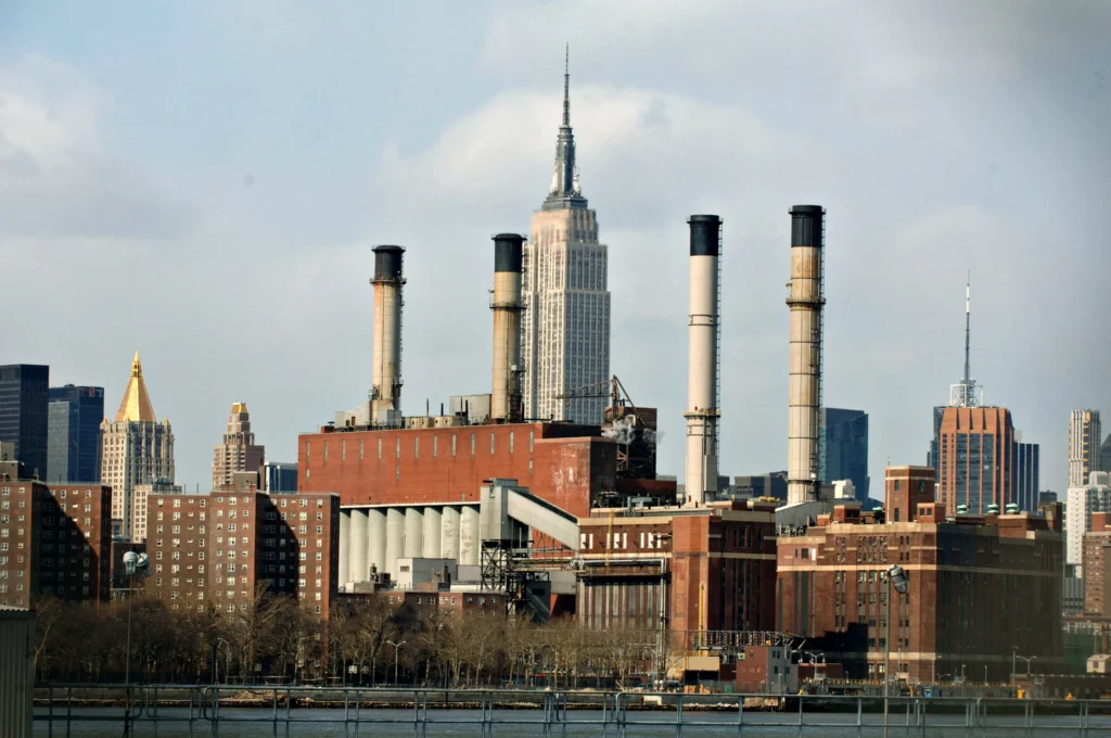 New York Factories Shed Nearly Half Their Jobs Since 2000 1 New York might need to rely on dirty ‘peaker’ plants for longer than expected. © Bloomberg