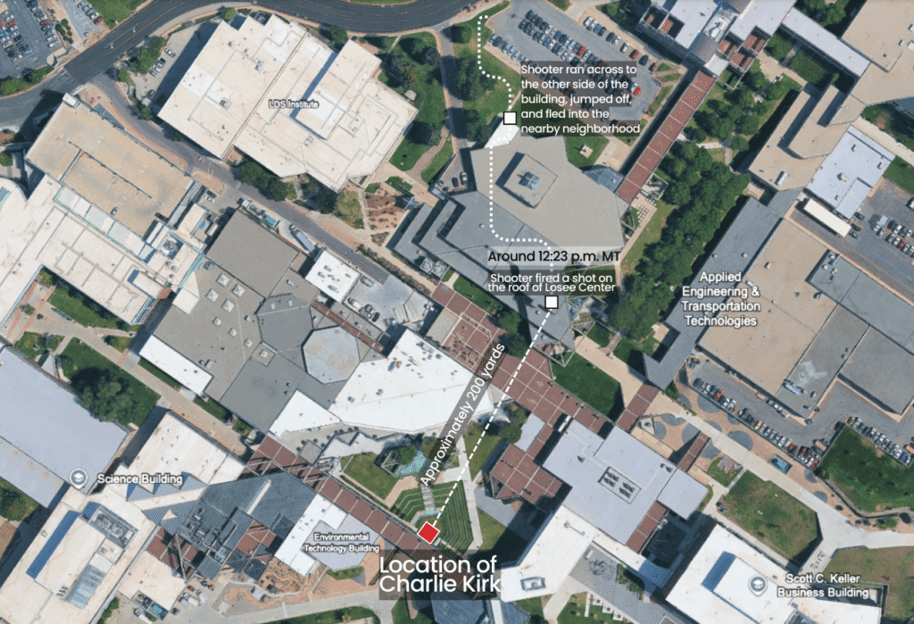 Visual Timeline of Charlie Kirk’s Assassination 2 17