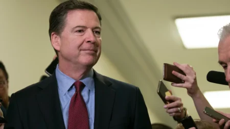 Former FBI Director James Comey. © Alex Edelman/AFP/Getty Images