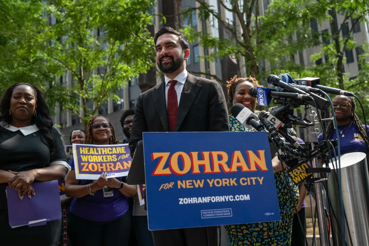 New York City mayoral candidate Zohran Mamdani. © Victor J. Blue/Bloomberg