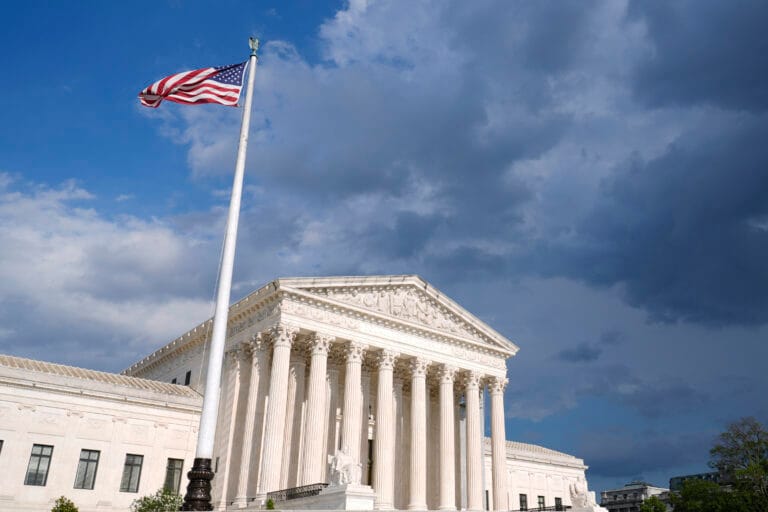 Trump asks Supreme Court to restore birth-sex passport requirement. © Susan Walsh/AP