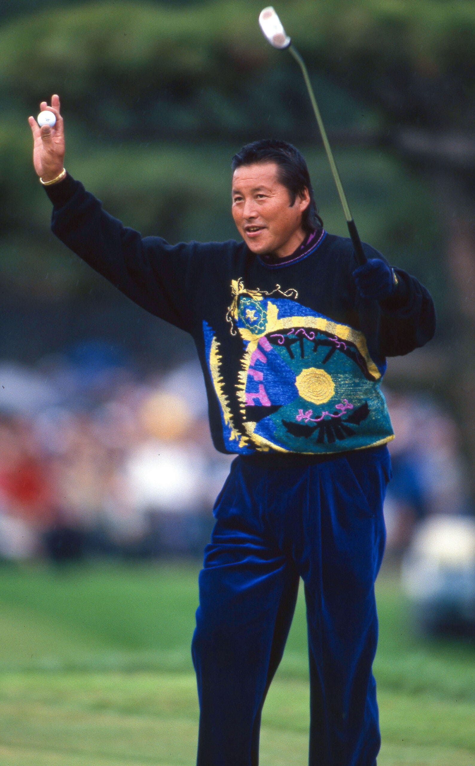 Masashi Ozaki aka Jumbo is the most successful golfer ever on the Japan Golf Tour. He has 40 more wins than the next highest player. He was nicknamed Jumbo because of his power off the tee and his size (5’11” 198lbs)