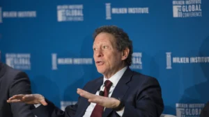Hyatt’s Thomas Pritzker Retires After Being Named in Newly Released Epstein Documents Thomas Pritzker, executive chairman of Hyatt Hotels Corp., speaks during the Milken Institute Global Conference in Beverly Hills, California, U.S., on Wednesday, May 2, 2018. (Dania Maxwell/Bloomberg via Getty Images)