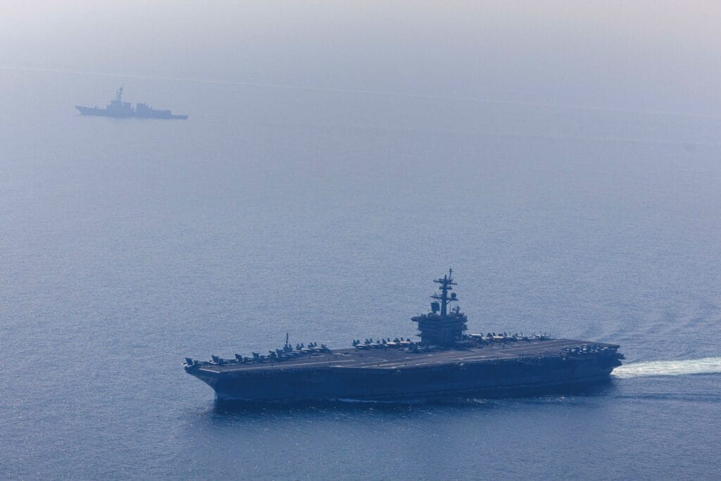 Witkoff and Kushner board US aircraft carrier off Iran’s coast after nuclear talks