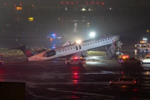 Two pilots killed after jet collides with fire truck at New York’s LaGuardia airport In response to a series of incidents in 2023, the F.A.A. took several steps to help reduce “runway incursions” by out-of-place aircraft or ground vehicles. (Dakota Santiago/The New York Times)