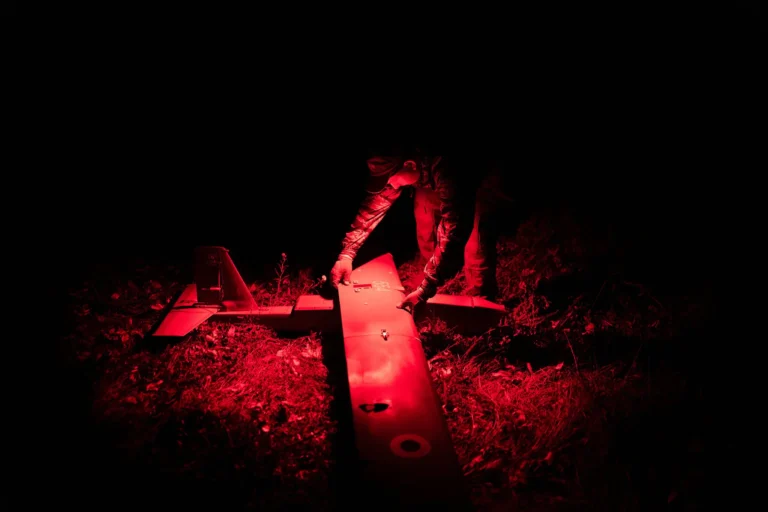 Trump praises Japan’s support in Iran war during White House meeting with PM Sanae Takaichi A Ukrainian soldier preparing a drone for a strike on a Russian target in the Zaporizhzhia region of Ukraine last month.
