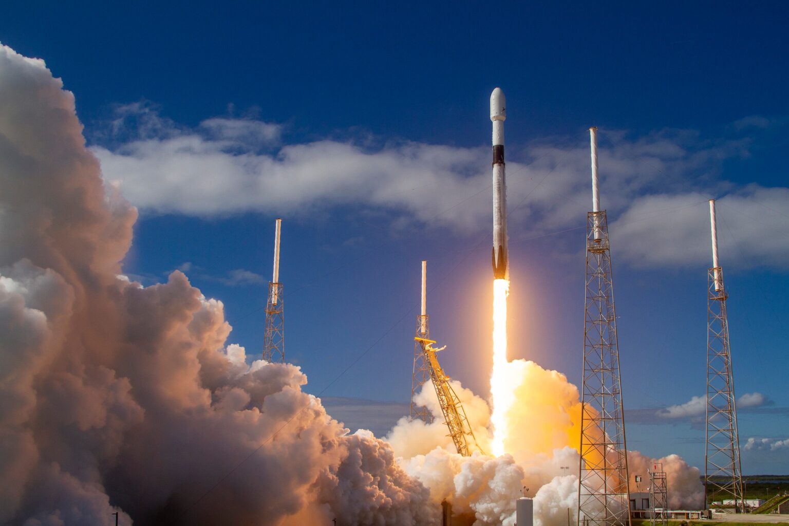 Did SpaceX puncture the AI bubble? On Nov. 11, 2019, SpaceX launched 60 Starlink satellites from Space Launch Complex 40 at Cape Canaveral Air Force Station, Fla. (SpaceX)