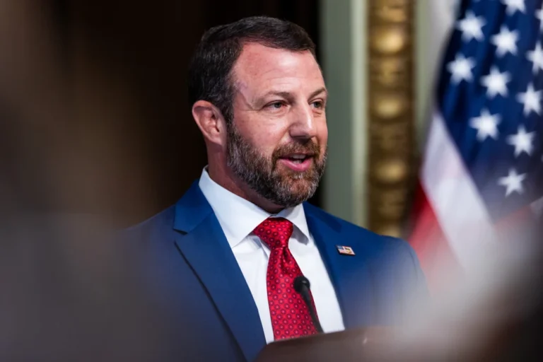 Homeland Security Secretary Markwayne Mullin described the incident on X. (Jim Lo Scalzo / Bloomberg via Getty Images file)